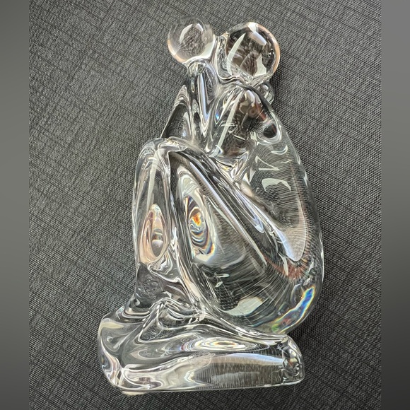 Baccarat Robert Riot Woman and Child 
Crystal Figure - Picture 1 of 11